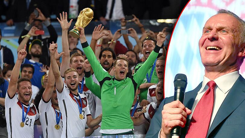 Der FC Bayern freut sich über den WM-Titel der deutschen Nationalmannschaft. Der FC Bayern freut sich über den WM-Titel der deutschen Nationalmannschaft.