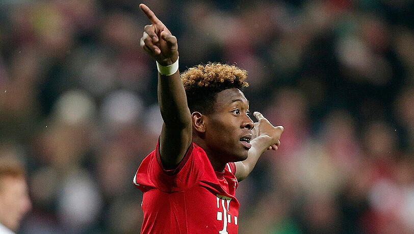 Spielt seit 2008 für den FC Bayern: David Alaba. Spielt seit 2008 für den FC Bayern: David Alaba.