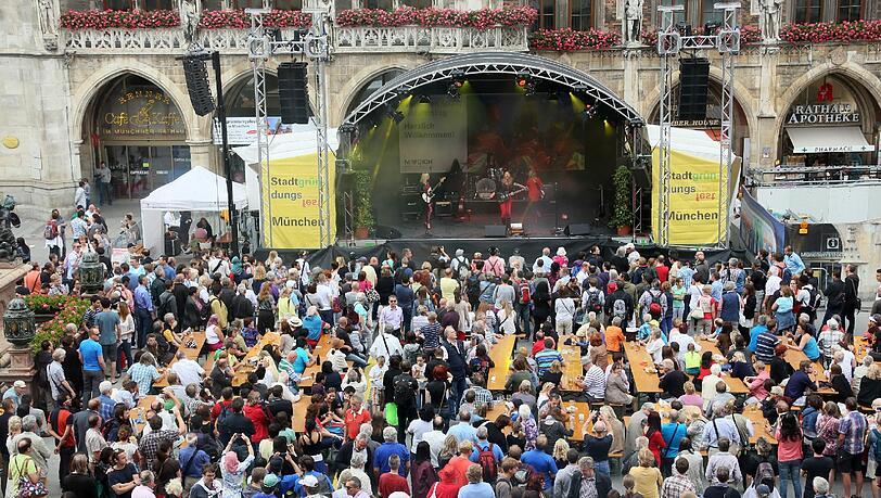 München feierte am Samstag seinen 856. Geburtstag. Auch am Sonntag gehen die Feierlichkeiten in der Innenstadt weiter. Die Bilder vom Stadtgründungsfest!
