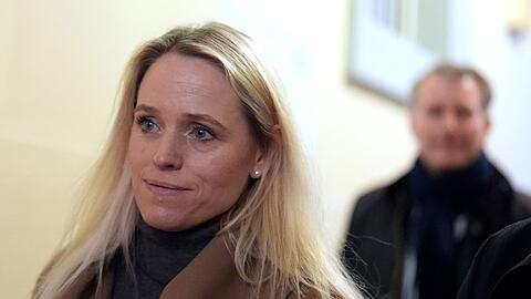 Astrid Have, die neue Frau von Stephan Hensel, sagte vor Gericht als Zeugin aus.