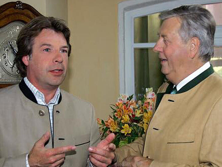 Dieses gemeinsame Bild postete Patrick Linder (l.) auf Facebook