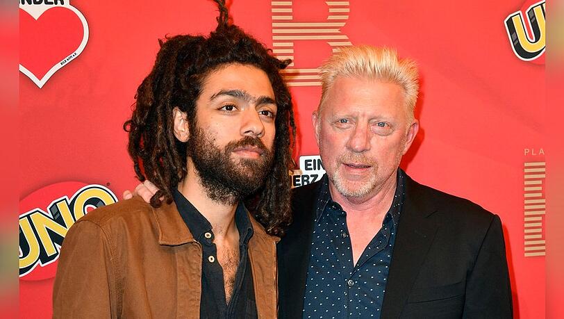 Noah und Vater Boris Becker zusammen bei einer Veranstaltung.