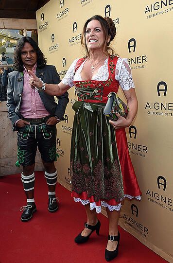 Schauspielerin Christine Neubauer und ihr Freund Jose Campos