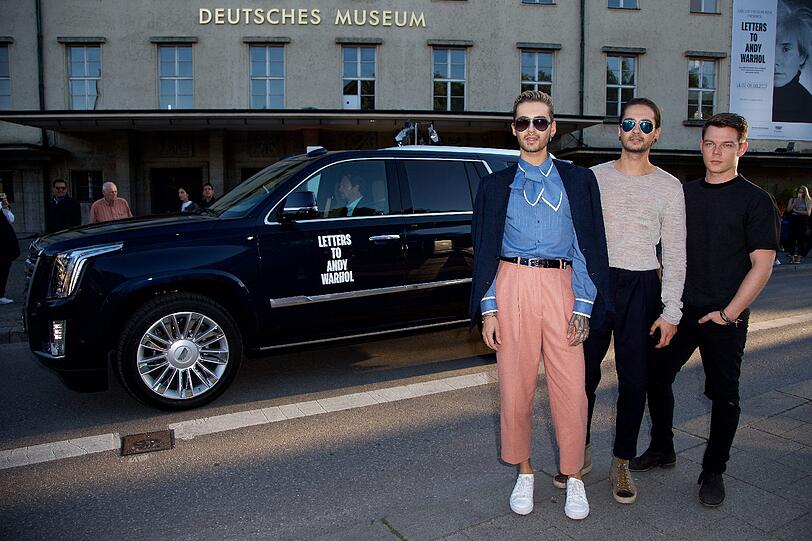 Tom und Bill Kaulitz mit "Tokio Hotel"-Kumpel Georg Listing