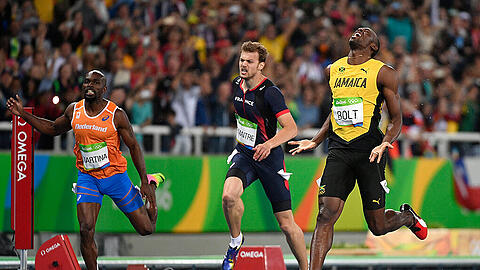Auf dem Weg zum Triple-Triple: Usain Bolt.