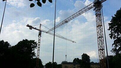 Nach dem Abriss eines alten Wohngebäudes am Canaletto wird derzeit an einer der größten Baustellen Münchens gewerkelt. Foto: Strasser Nach dem Abriss eines alten Wohngebäudes am Canaletto wird derzeit an einer der größten Baustellen Münchens gewerkelt. Foto: Strasser