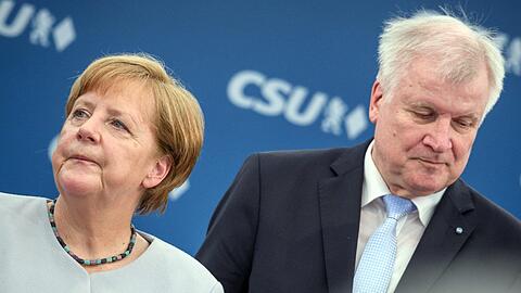 Waren sich nicht immer einig: Angela Merkel und Horst Seehofer.