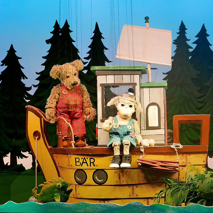 F&uuml;r Kinder ab vier Jahren: &bdquo;Die Abenteuer des kleinen B&auml;ren&ldquo; im M&uuml;nchner Marionettentheater.