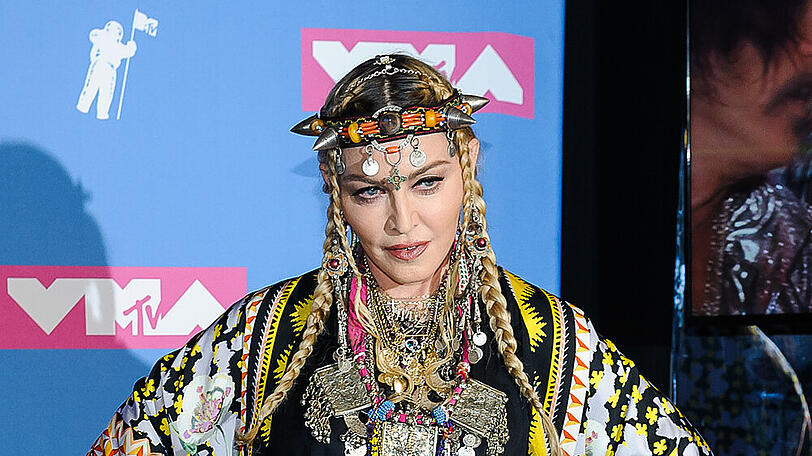 Madonna bei einem Auftritt in New York.