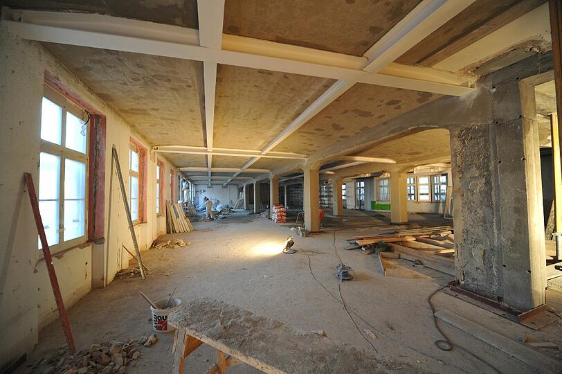 Die Hoftstatt: Ein Bilder-Rundgang auf der Baustelle