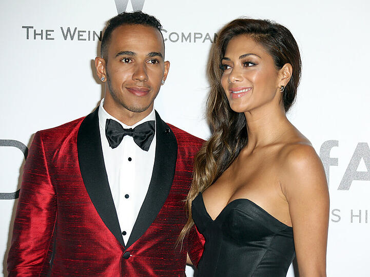 Ein Bild aus glücklicheren Tagen: Lewis Hamilton und Nicole Scherzinger kurz nach ihrer Verlobung