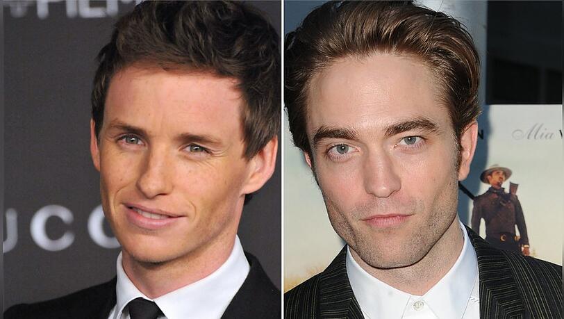 Eddie Redmayne (li.) hat Robert Pattinson bei einer Begegnung erst auf den zweiten Blick erkannt.