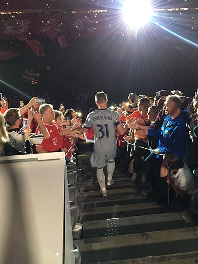Feierte in München einen emotionalen Abschied: Bayern-Legende Bastian Schweinsteiger.