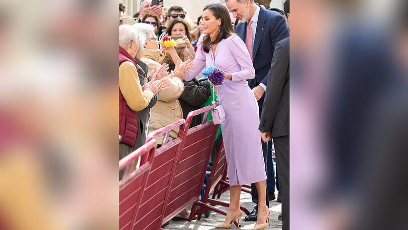Königin Letizia und König Felipe VI. von Spanien bei einem Termin Cádiz.