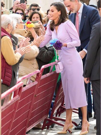 Königin Letizia und König Felipe VI. von Spanien bei einem Termin Cádiz.