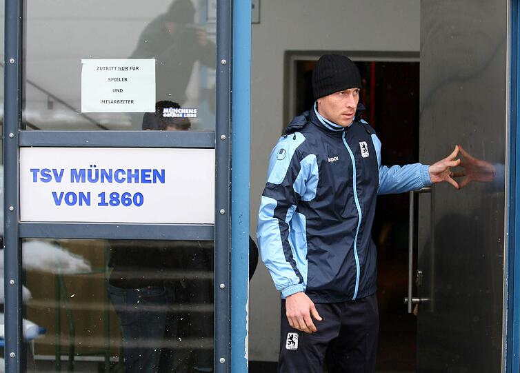 Neuzugang Rob Friend beim Training der Löwen.