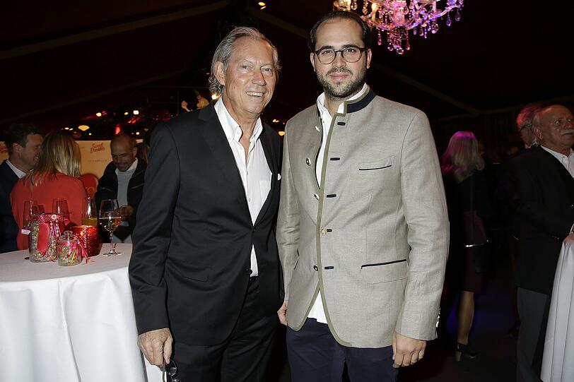 Dr. Werner Mang mit seinem Sohn Thomas.