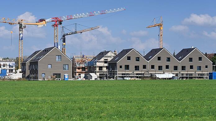 Im Speckgürtel um München wird noch gebaut - insgesamt sieht es in Deutschland eher mau aus.