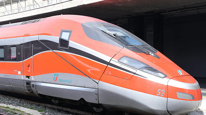 Der Rote Pfeil Frecciarossa ist das Flaggschiff der italienischen Staatsbahnen Trenitalia.