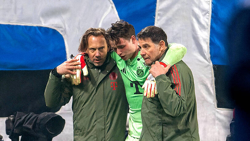 Jonas Urbig zog sich gegen Bergamo kurz vor Abpfiff eine Gehirnersch&uuml;tterung zu.