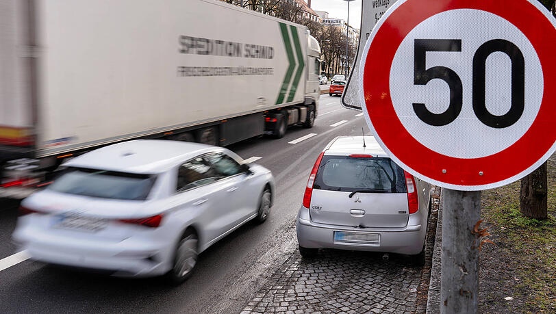 Noch gilt Tempo 50 auf der Landshuter Allee. Aber f&uuml;r wie lange noch?