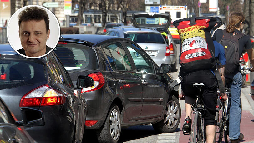 Der Vize-Chefredakteur über Platz, Mobilität, Radler und Autos.