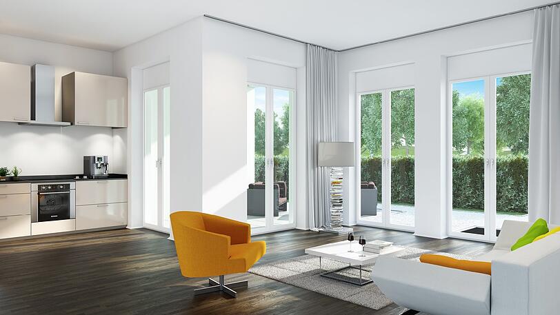 Eines der Wohnzimmer