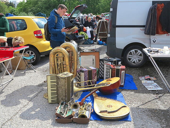 Am Sonntag war Flohmarkt in Neuperlach - und AZ-Leser Djordje Matkovic hat Fotos gemacht.