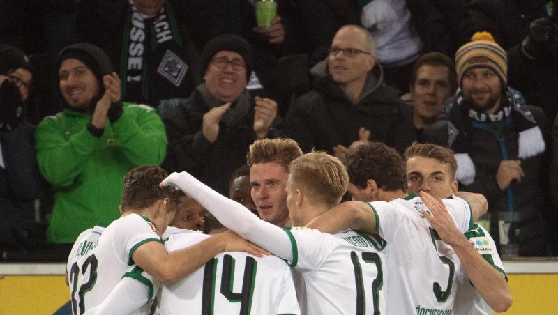 Borussia Mönchengladbach feierte im letzten Heimspiel des Jahres einen Sieg. Borussia Mönchengladbach feierte im letzten Heimspiel des Jahres einen Sieg.