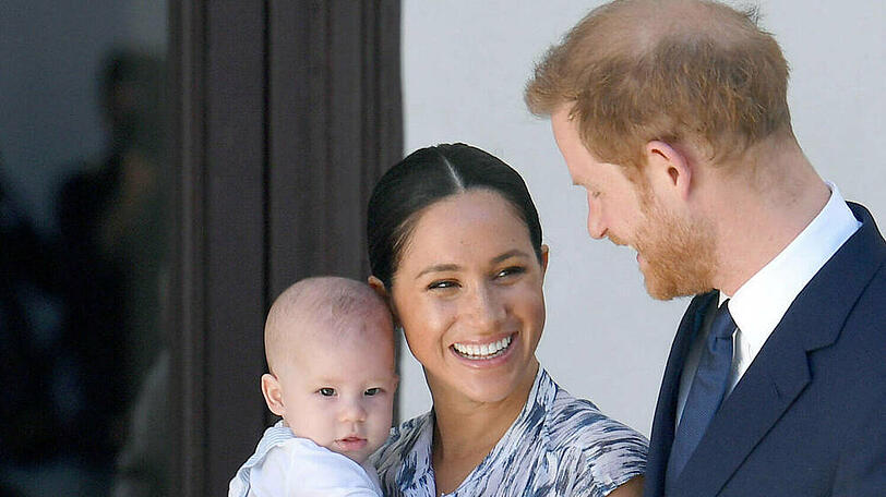 Wollen Weihnachten offenbar gemütlich zu dritt verbringen: Herzogin Meghan mit Prinz Harry und Sohn Archie