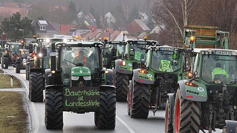 Die Landwirte planen für heute Konvois und Kundgebungen.