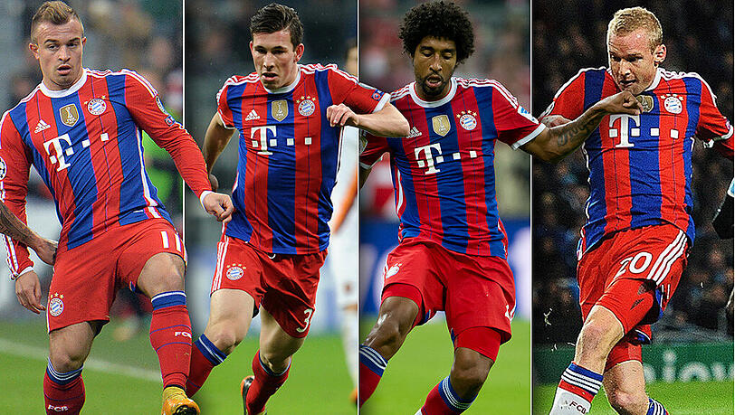 Shaqiri, Höjbjergm Dante und Rode: So geht es weiter mit den Bayern-Reservisten. Shaqiri, Höjbjergm Dante und Rode: So geht es weiter mit den Bayern-Reservisten.