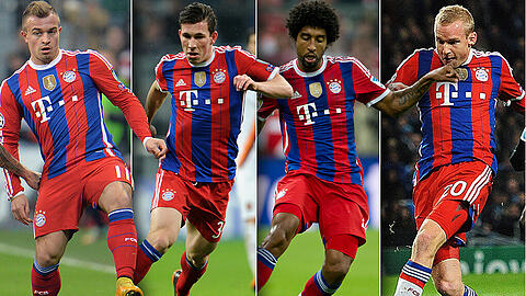 Shaqiri, Höjbjergm Dante und Rode: So geht es weiter mit den Bayern-Reservisten.