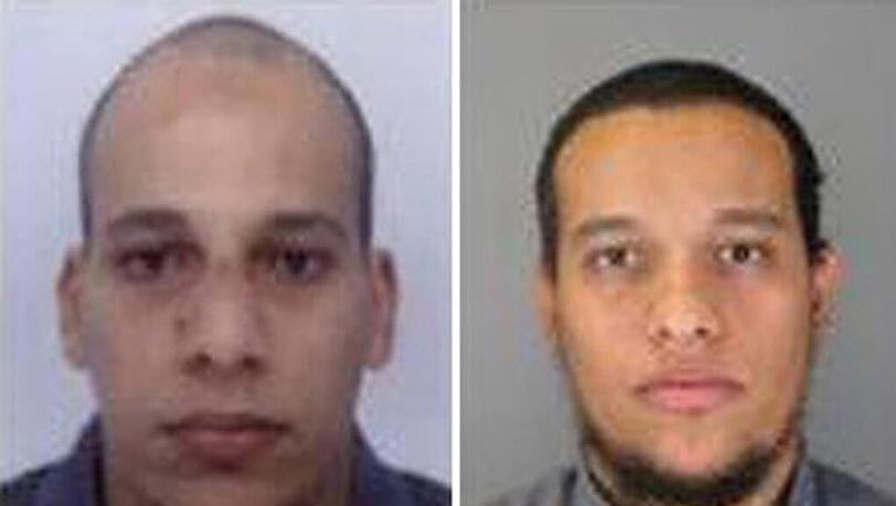 An Tankstelle gesehen: Cherif Kouachi (32) und sein Bruder Said (34) An Tankstelle gesehen: Cherif Kouachi (32) und sein Bruder Said (34)
