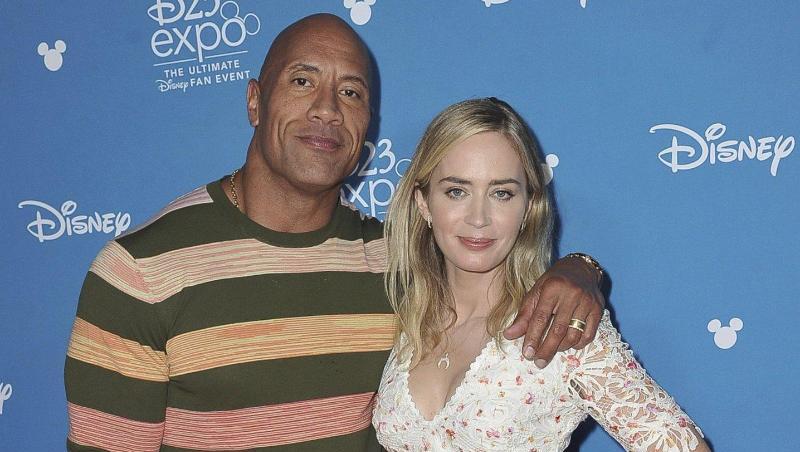 Dwayne Johnson und Emily Blunt kennen sich gut. Dwayne Johnson und Emily Blunt kennen sich gut.