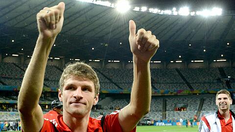 Thomas Müller könnte erneut Geschichte schreiben. Er hat die Chance, als erster Spieler zweimal die Torjägerkanone einer WM abzuräumen.
