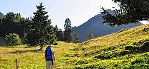 Nach dem Aufstieg zur Riesenhütte im Chiemgau locken bodenständige Küche und ein wunderschöner Ausblick.