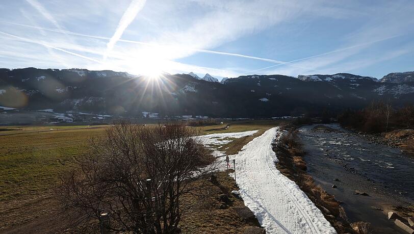 In den italienischen Alpen fällt immer weniger Schnee.