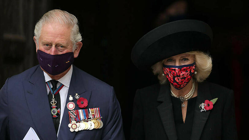 Prinz Charles und Herzogin Camilla am britischen Remembrance Day am 11. November.