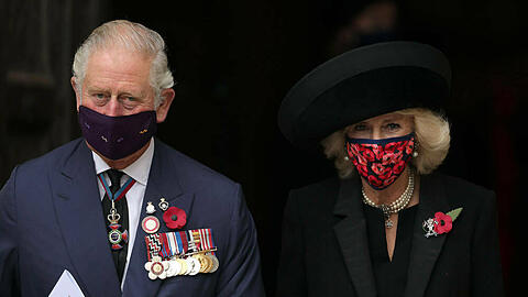 Prinz Charles und Herzogin Camilla am britischen Remembrance Day am 11. November.