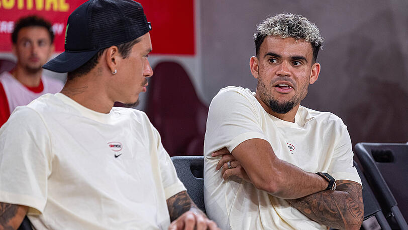 Von Liverpool zum FC Bayern: Luis Díaz (r).