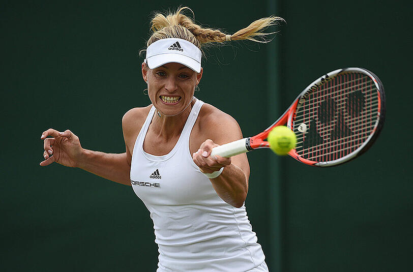 Mit dem Selbstbewusstsein einer Australian-Open-Siegerin, Defensivkünsten und Konstanz verdiente sich Angelique Kerber ihren Platz unter den besten Acht.