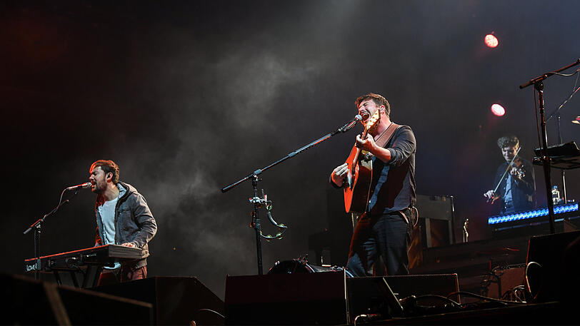 Mumford & Sons spielten einen gelungenen Mix aus allen vier Alben. (Archivbild)