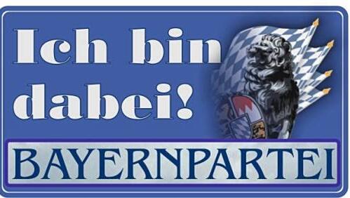 "Ich bin dabei!" - diesen Banner teilen Mitglieder und Anhänger der Bayernpartei auf Facebook. Über 12.000 Fans hat allein die Landesverbandsseite der Bayernpartei, deutlich mehr als praktisch alle anderen Parteien. "Ich bin dabei!" - diesen Banner teilen Mitglieder und Anhänger der Bayernpartei auf Facebook. Über 12.000 Fans hat allein die Landesverbandsseite der Bayernpartei, deutlich mehr als praktisch alle anderen Parteien.