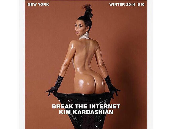 Weitere Bilder vom Hintern, der das Internet kaputt machen sollte.