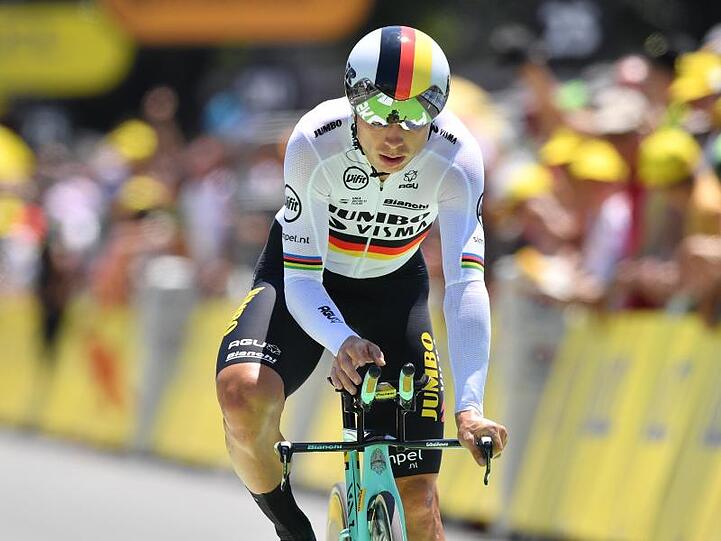 Kam beim Zeitfahren mit großem Rückstand auf die Führenden ins Ziel: Tony Martin.