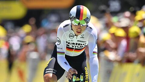 Kam beim Zeitfahren mit großem Rückstand auf die Führenden ins Ziel: Tony Martin.