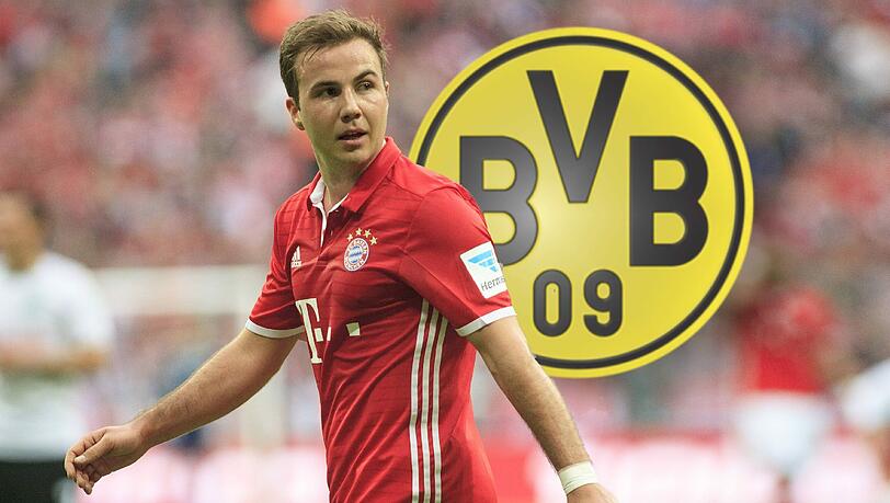 Jetzt ist es fix: Mario Götze tauscht das rot-weiße wieder gegen das schwarz-gelbe Trikot. Jetzt ist es fix: Mario Götze tauscht das rot-weiße wieder gegen das schwarz-gelbe Trikot.