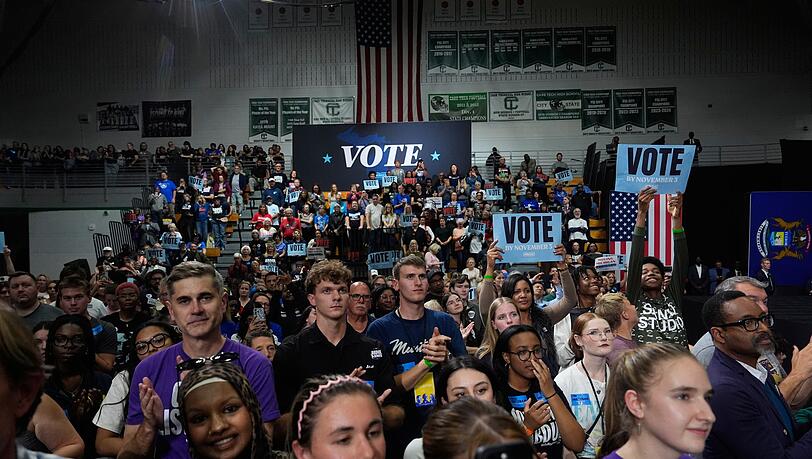 Der Wahlkampf in den USA biegt auf die Zielgerade ein: N&auml;chsten Dienstag wird abgestimmt. (Archivbild)