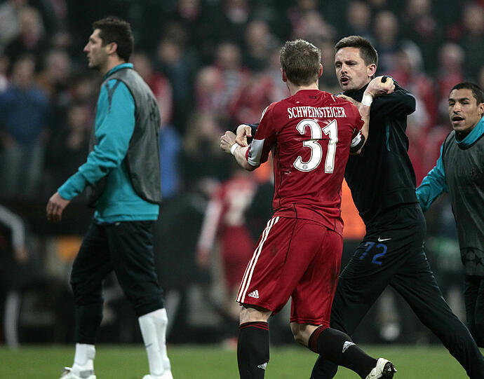 Schweinsteiger: Ausraster und Rangelei mit Materazzi